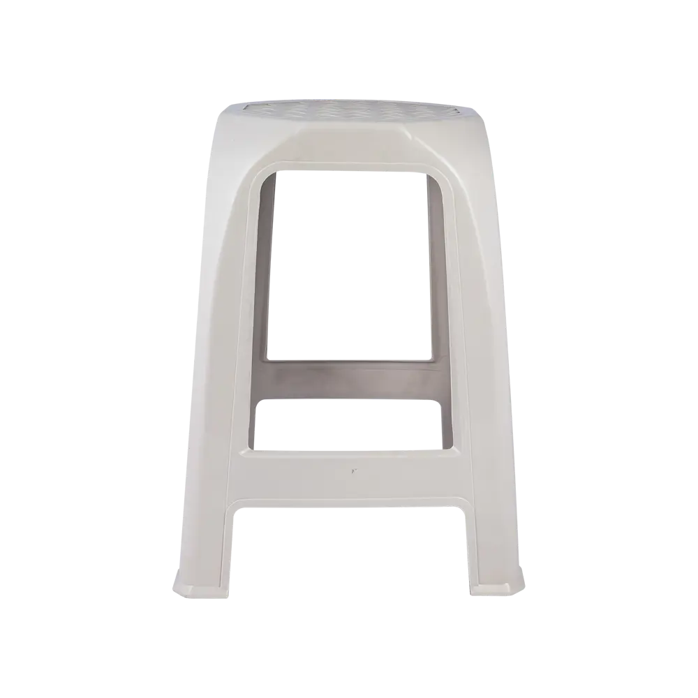 Табурет садовый 36x36x46 см пластик белый Santreyd STLM-2015500