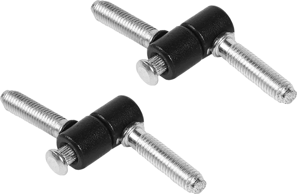 85023844 Петля ввертная ПВВ-2, ø8x1.25 мм сталь цвет черный STLM-0057767