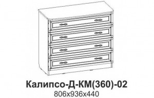 65812 Калипсо Д-КМ-(470)-01 Комод Santan