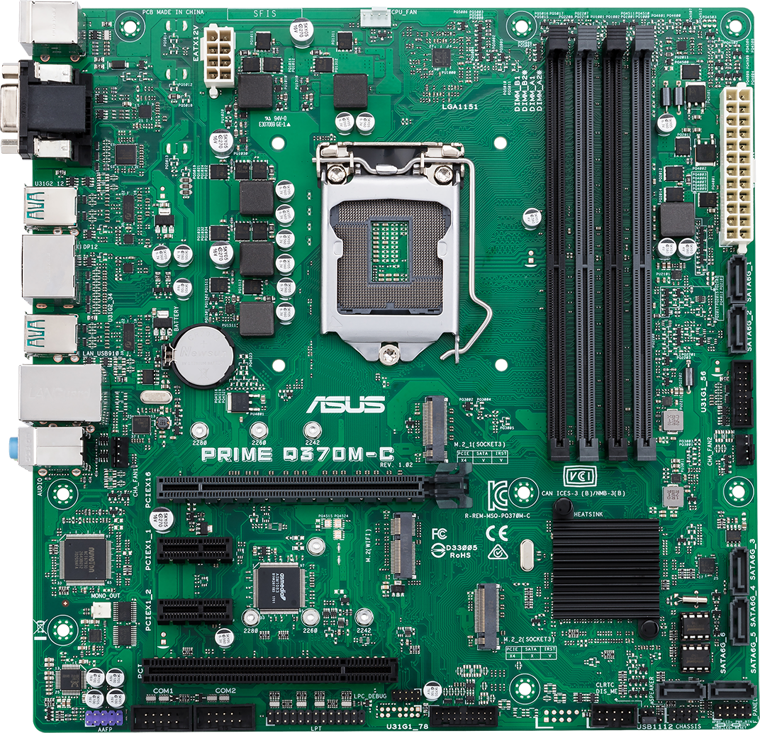 90MB0W70-M0EAYM Prime q370m-c ASUS Santreyd 