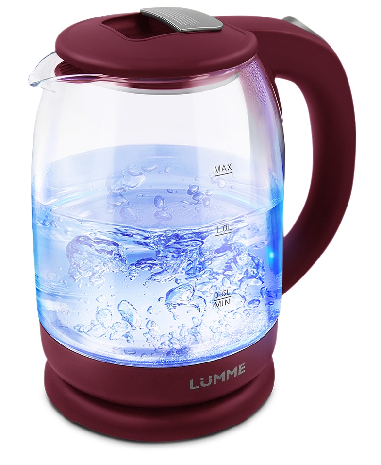 8145241 Электрочайник LUMME LU-142 бордовый STDN-0088056