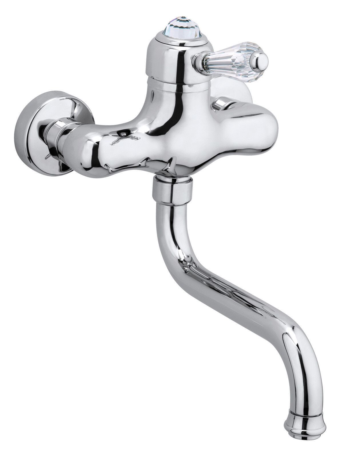 Настенный однорычажный кухонный смеситель с поворотным изливом Rubinetterie Frattini Morgan ARCH-00134720 - Вид №6