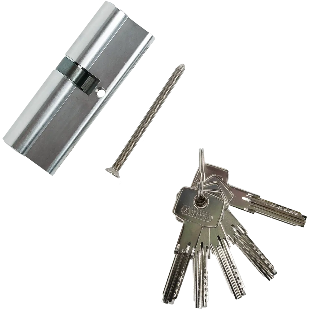 Цилиндр замка ABUS D6N с защитой от взлома, никель 40×50 мм 82441694 STLM-0027366 - Вид №1