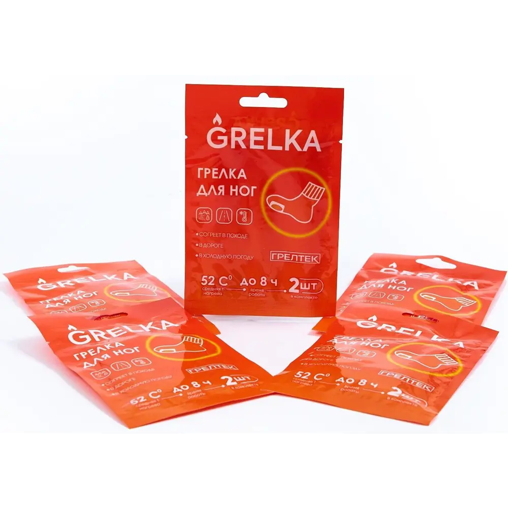 Грелтек - самонагревающиеся грелки для ног 95x70 мм (2 шт) 89394402 STLM-1380936 - Вид №6