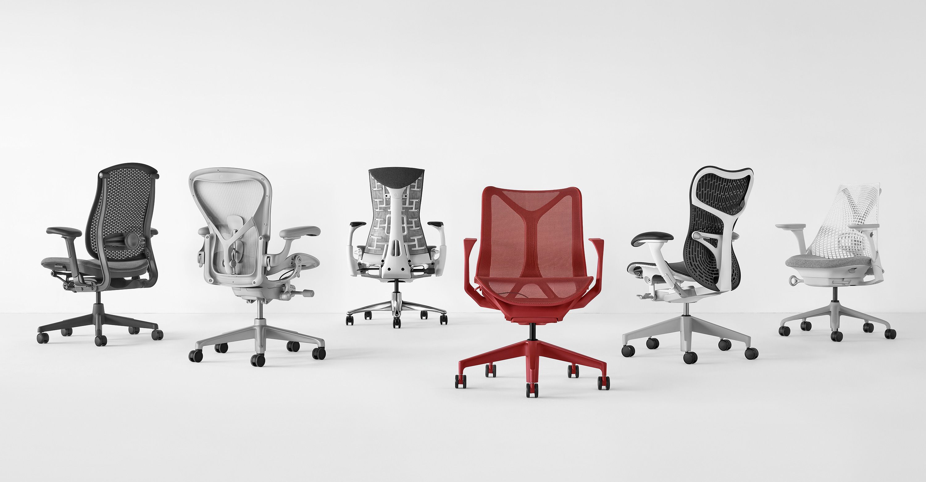 Эргономичный офисный стул с низкой спинкой Herman Miller Cosm ARCH-00114176 - Вид №14