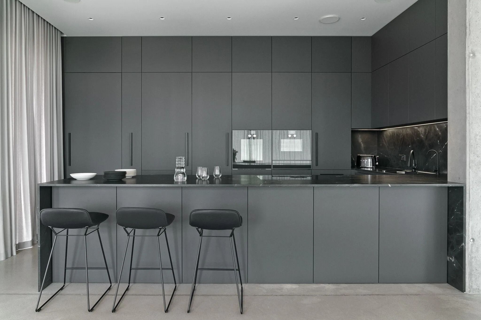 Кухня на заказ из ламината и кварцита Zajc Z1 ARCH-00064606 - Вид №2