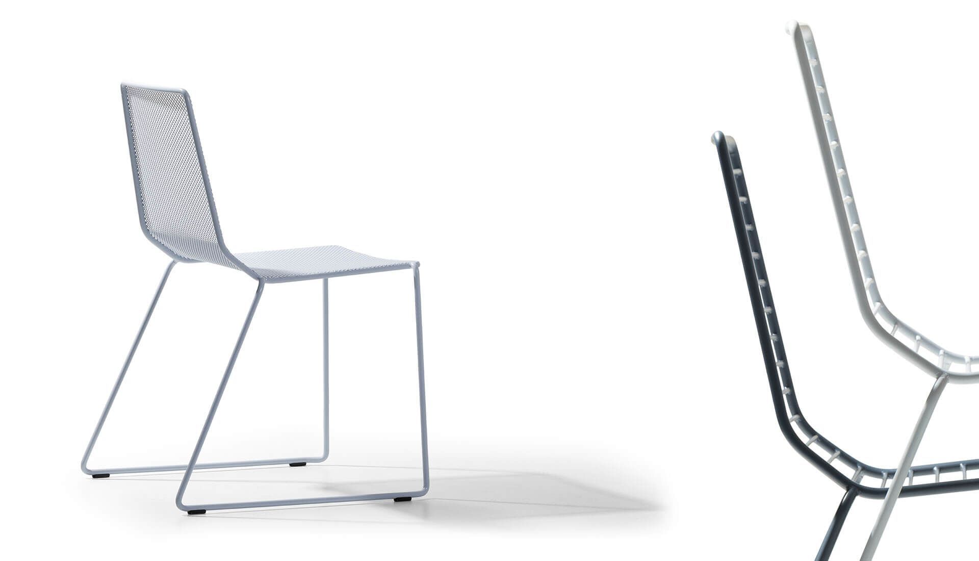 Стальной салазок штабелируемый садовый стул True Design Marina Out ARCH-00103864 - Вид №2