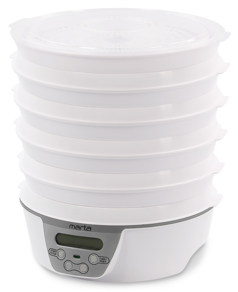 9934672 Сушилка для овощей и фруктов MARTA MT-FD1888D белый STDN-0035147 - Вид №5