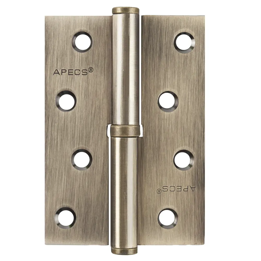 Петля левая Apecs 100x70x3 мм сталь цвет античная бронза STLM-2062728