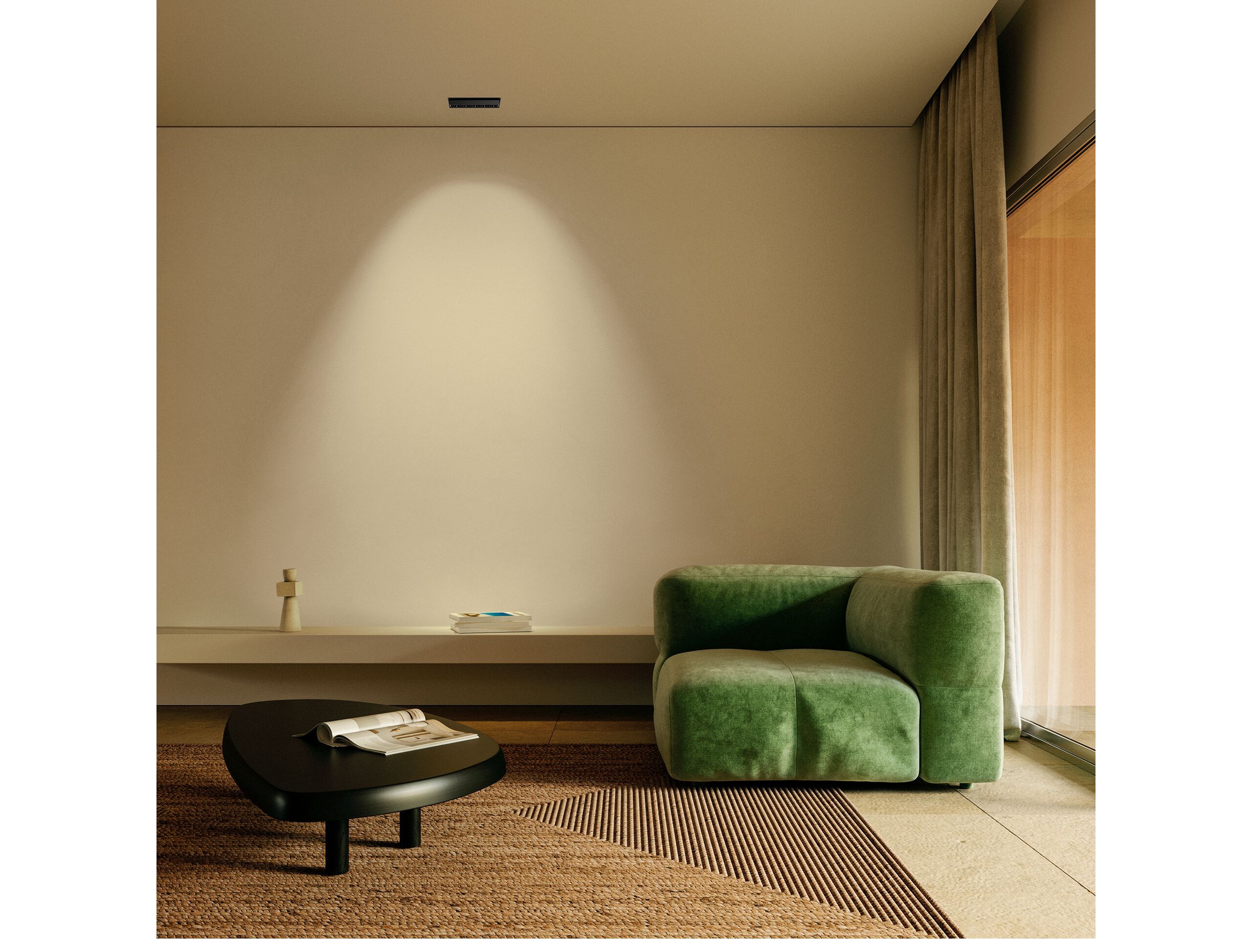 Алюминиевый встраиваемый поворотный многолучевой прожектор Arkoslight Black Foster ARCH-00028548 - Вид №8