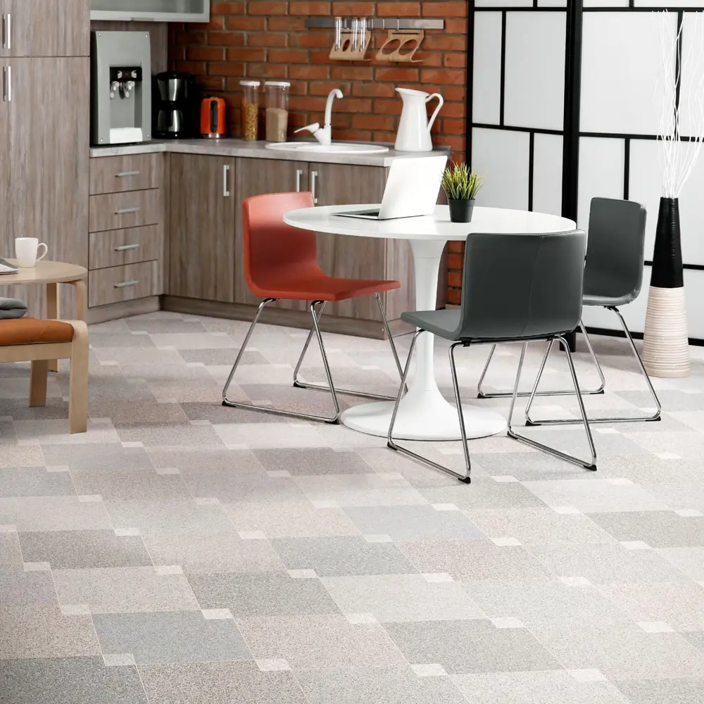 Линолеум Tarkett Sprint Pro Corsar 1 - имитация плитки для помещений со средней нагрузкой 82331099 STLM-0890797