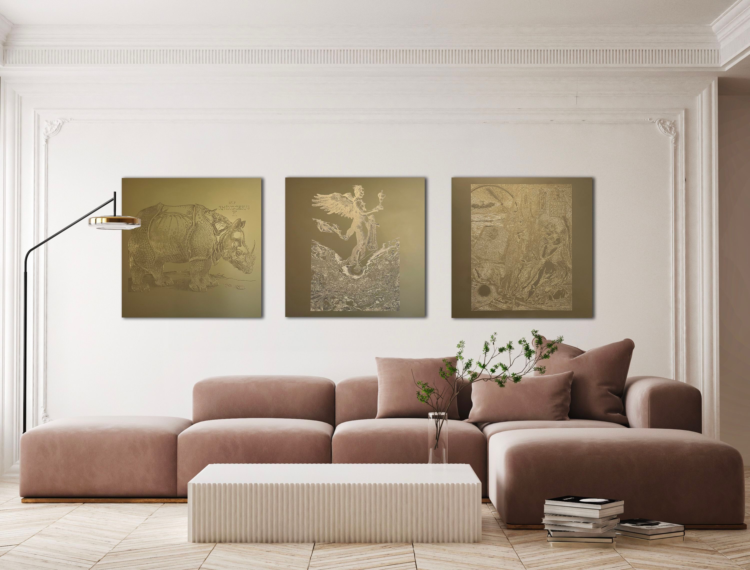 Алюминиевая гравюра на дереве Officinarkitettura® Дюрер ARCH-00011418 - Вид №5