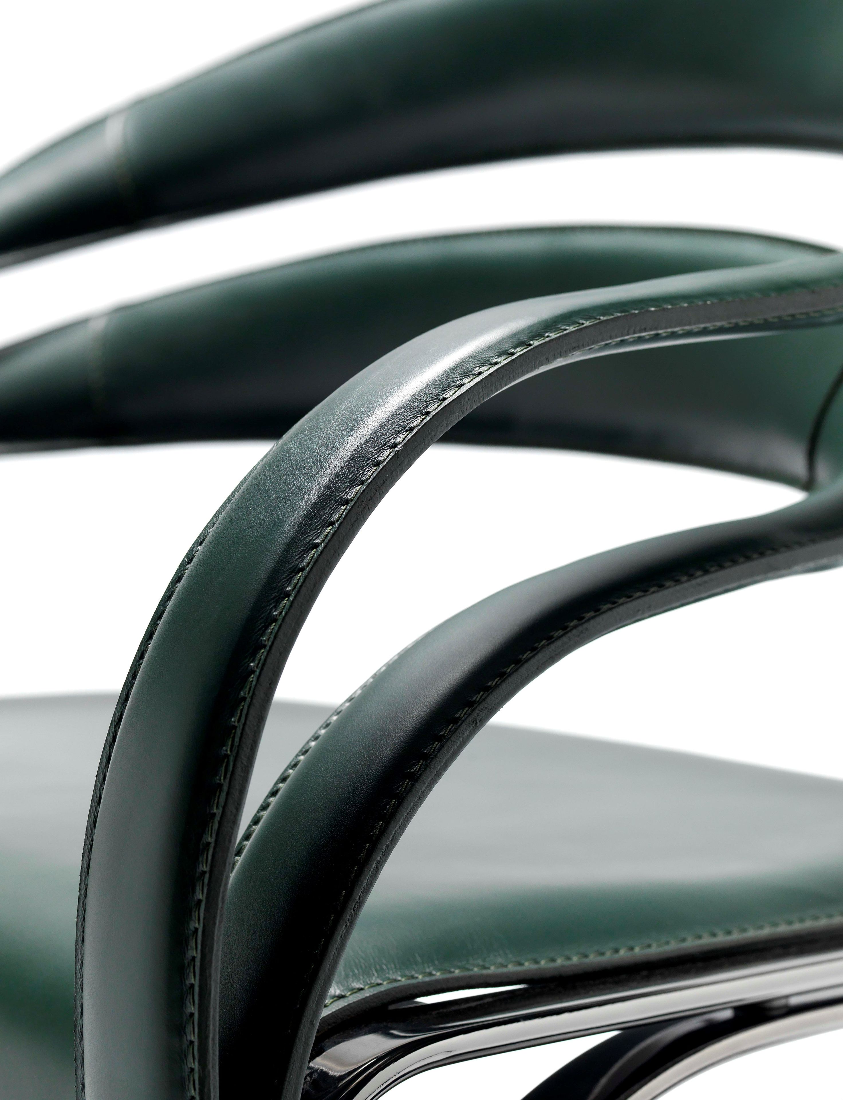 Кожаное кресло с подлокотниками Fasem Fettuccini ARCH-00139312 - Вид №12