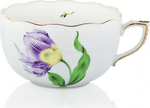 54928 Herend Чашка чайная 200мл "Китти" (фиолетовая) Фарфор, Керамика