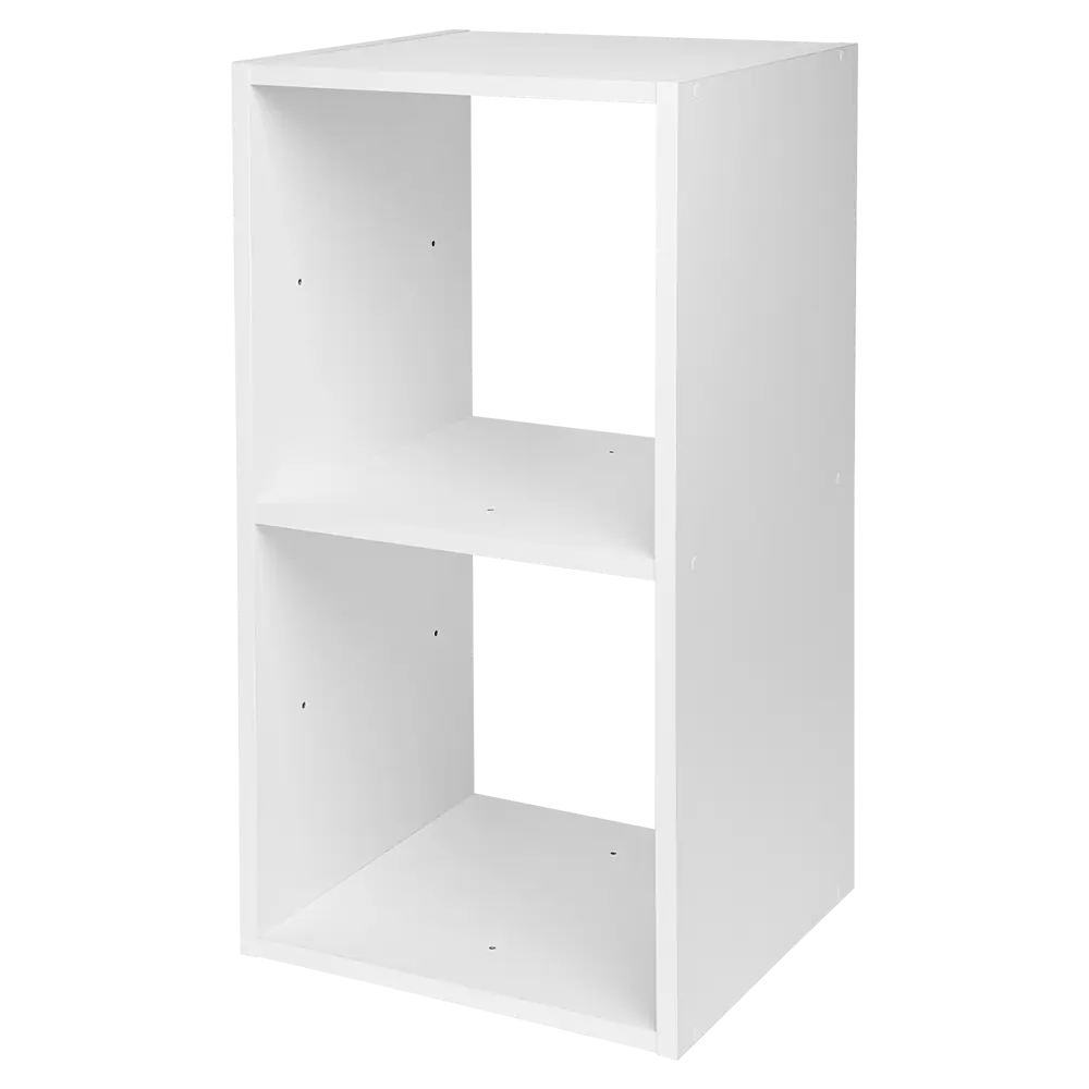 Стеллаж KONSENSA Руан 2 секции 36x70x31.7 см ЛДСП цвет белый STLM-2035003 - Вид №5