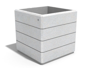 Бетонная квадратная плантатор