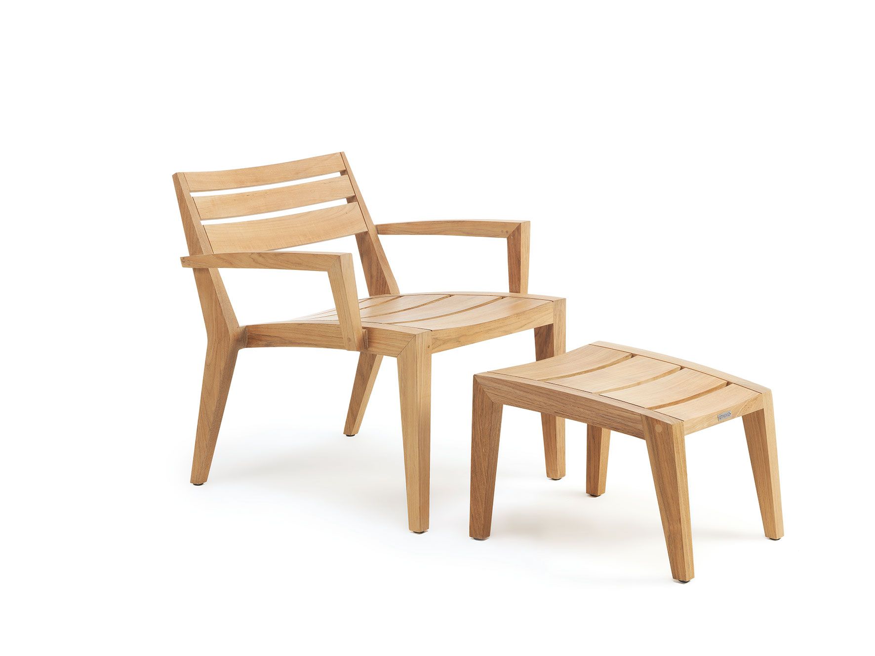 Подставка для ног из тикового дерева Ethimo Рибо ARCH-00098047 - Вид №5