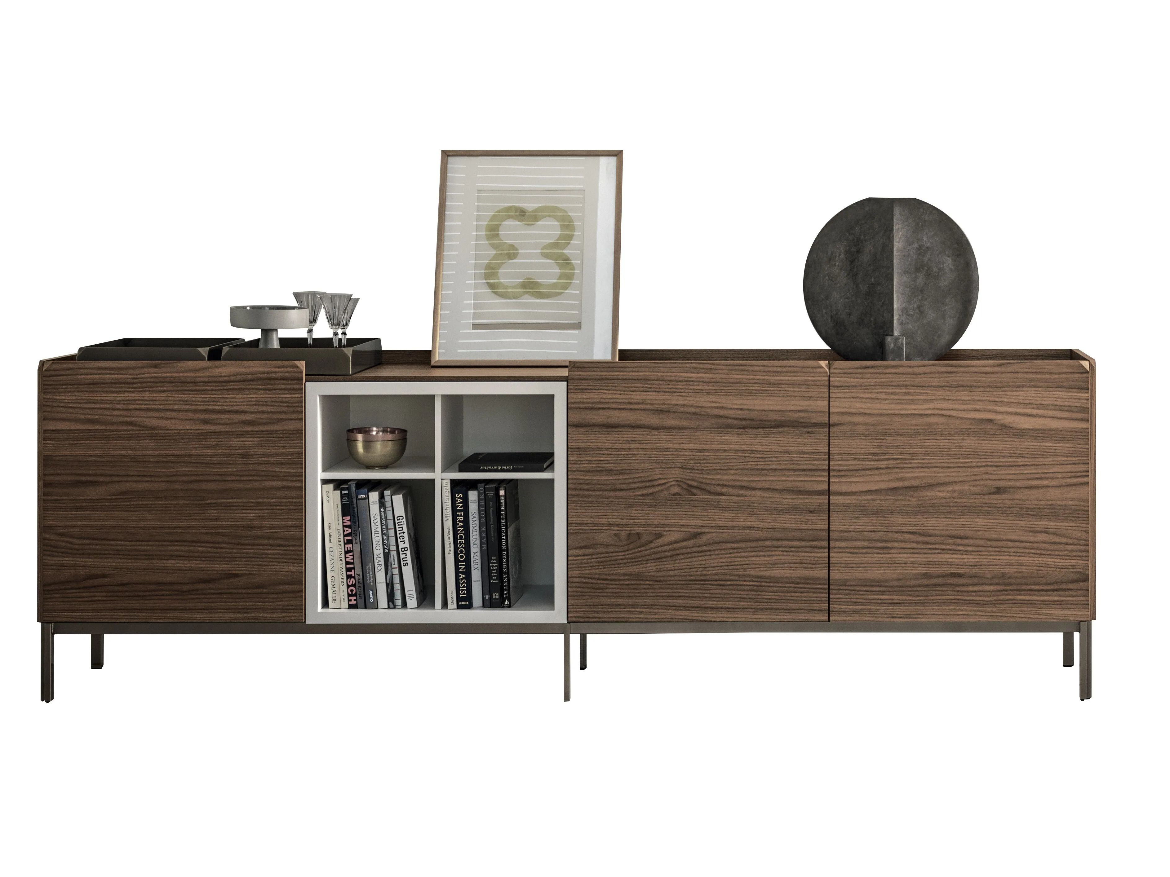 Деревянный шкаф с распашными дверями Bontempi Casa PICA ARCH-00064956