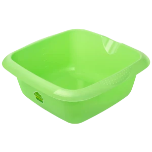 Таз квадратный Matrika 4.8 л пластик цвет зелёный