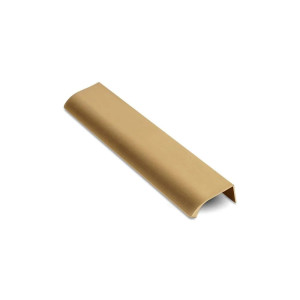 90837832 Ручка мебельная накладная торцевая Хэнди 200 мм межцентровое расстояние 160 мм цвет покрытия Золото брашированное STLM-0405946 JET