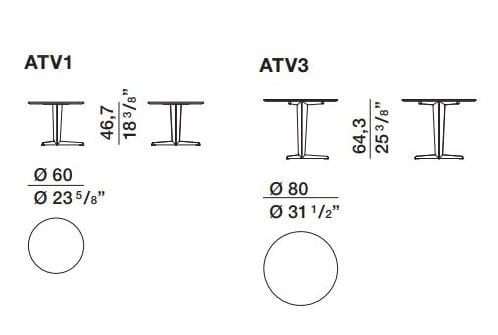 Круглый стол для сервировки Molteni & C ATTICO ARCH-00057446 - Вид №2