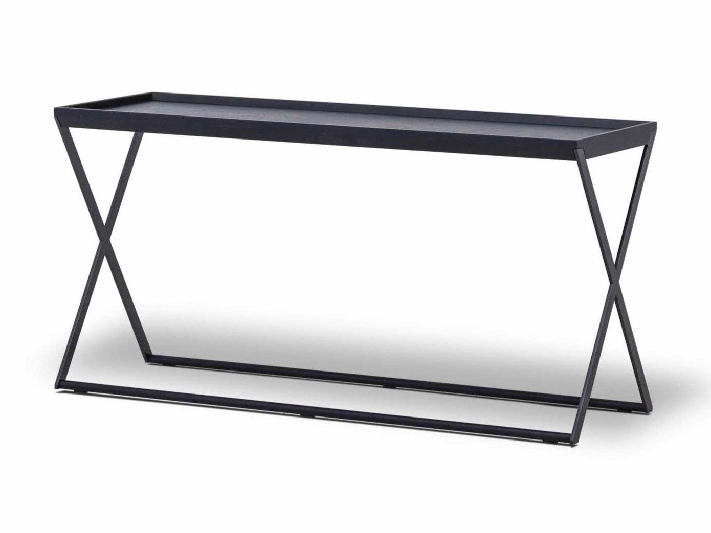 Высокий прямоугольный журнальный столик из грецкого ореха CAMERICH Enzo ARCH-00106776