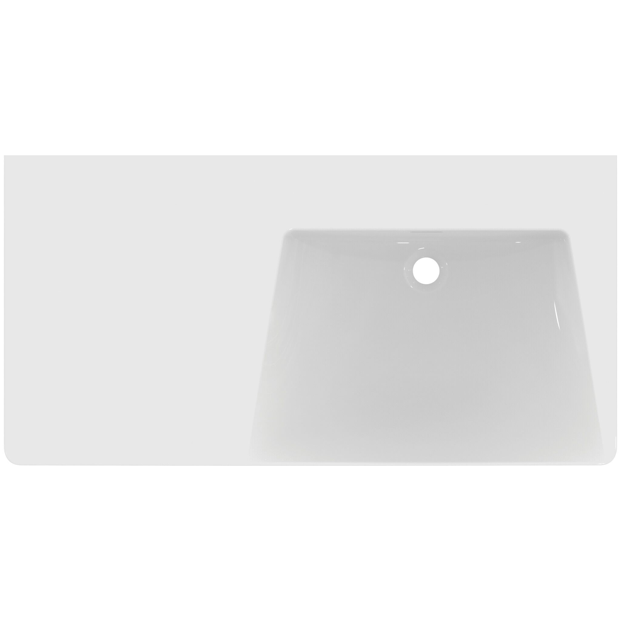 Керамическая раковина с одной столешницей с переливом Ideal Standard La Dolce Vita ARCH-00075319 - Вид №9