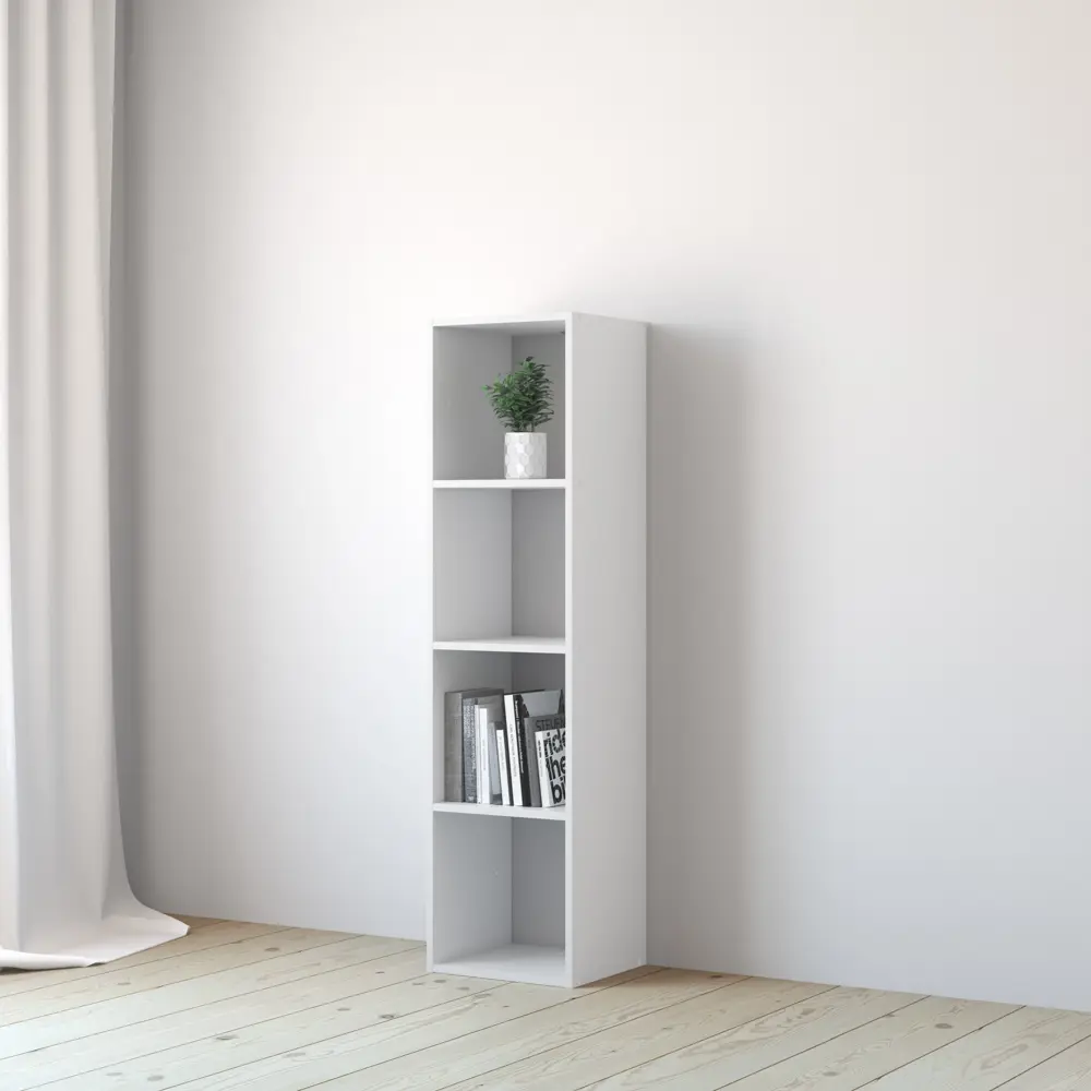 Стеллаж SPACEO KUB 4К, 36х139х31,7 см, цвет белый STLM-2092928 - Вид №3