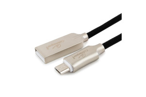 16205151 Кабель USB 2.0 AM/microB, длина 0.5м, черный CC-P-mUSB02Bk-0.5M Cablexpert