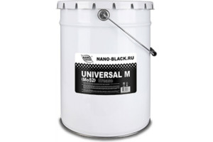 19494822 Смазка с дисульфидом молибдена BLACK UNIVERSAL M MoS2 Grease черная, 18 кг 4980/Ф NANO GREASE