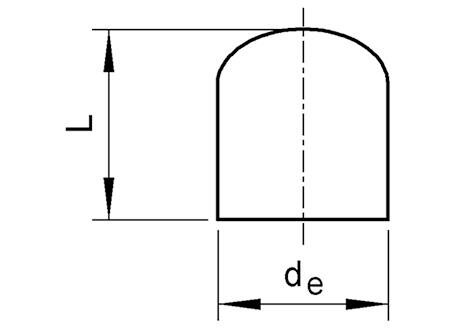 SANIT 73409636250 Заглушка, PE 100, SDR 17, долго  - Вид №1