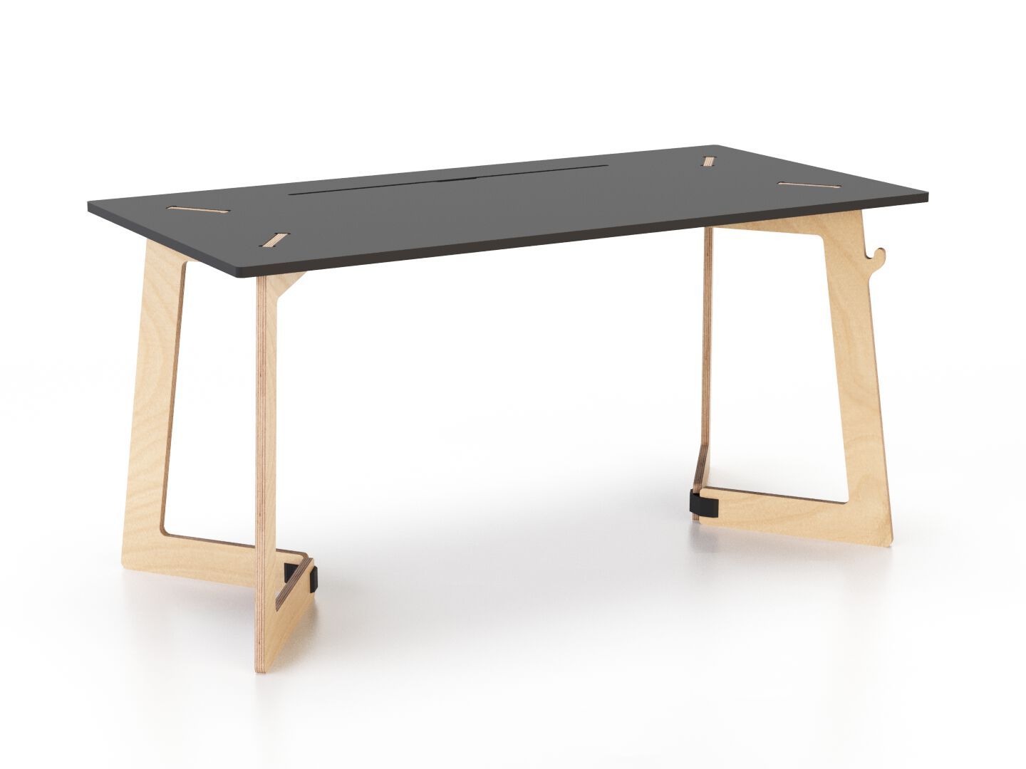 Прямоугольный рабочий стол с системой люверсов Esposit Karya ARCH-00087249