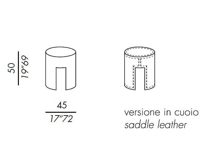 Деревянный круглый низкий журнальный столик Meridiani ARCH-00144318 - Вид №9