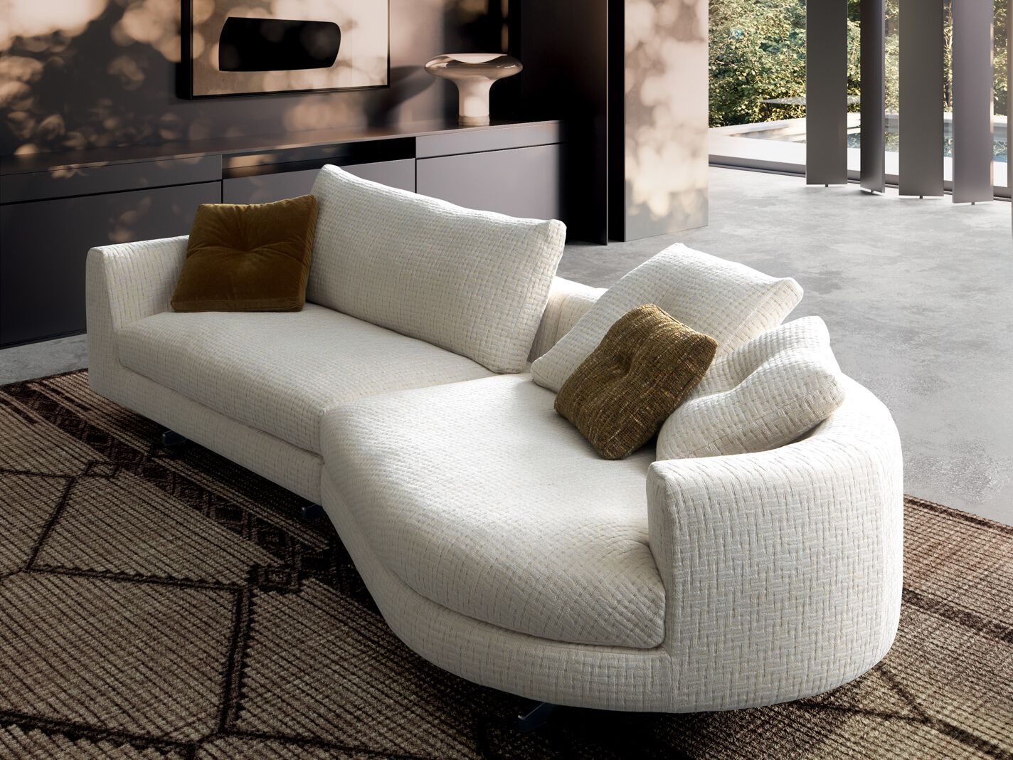 Секционный диван с полуостровом VALENTINI Эдуард новый ARCH-00037967 - Вид №1