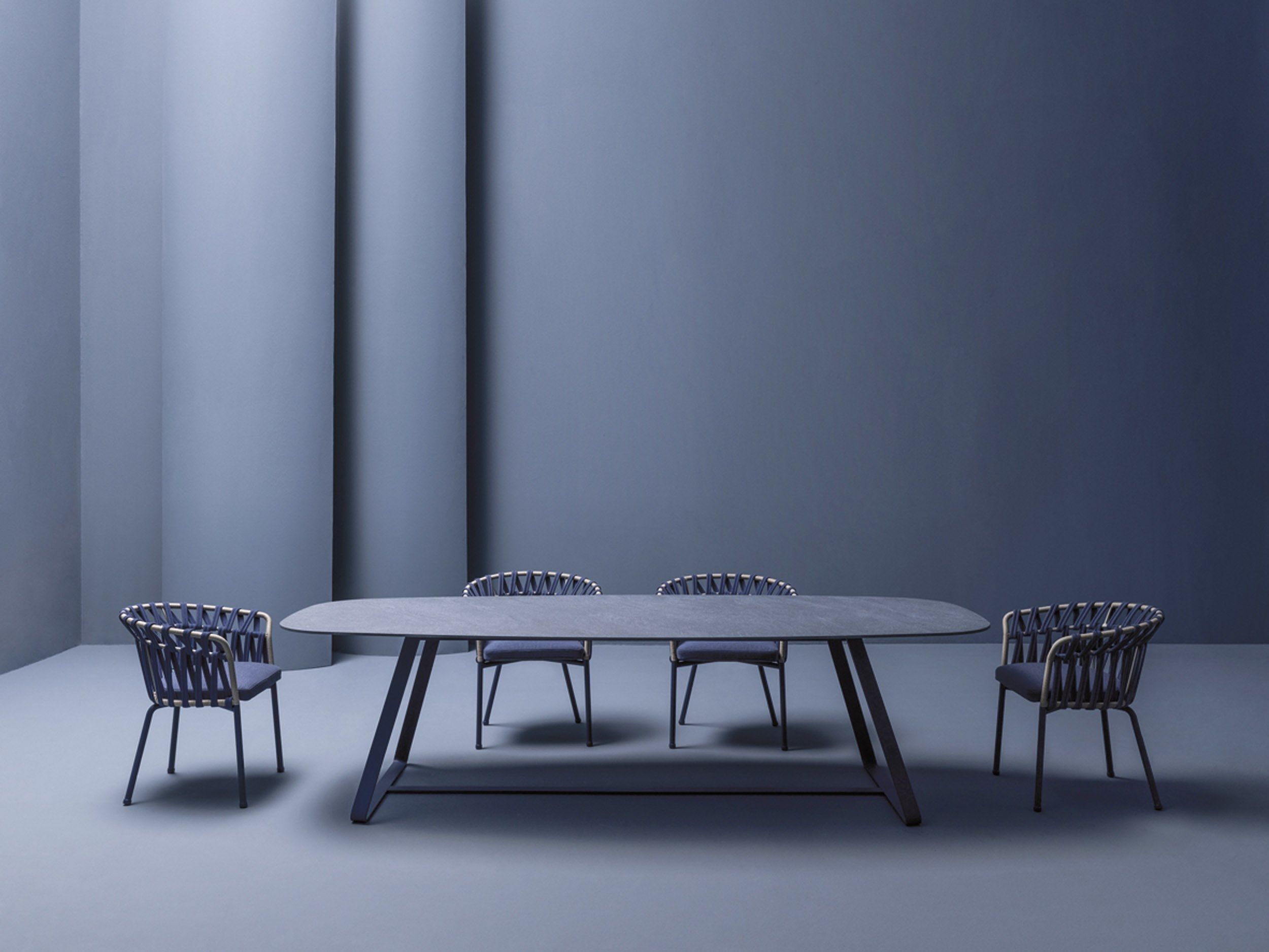 Алюминиевый стул с порошковым покрытием с подлокотниками Varaschin Emma Cross ARCH-00084415 - Вид №24