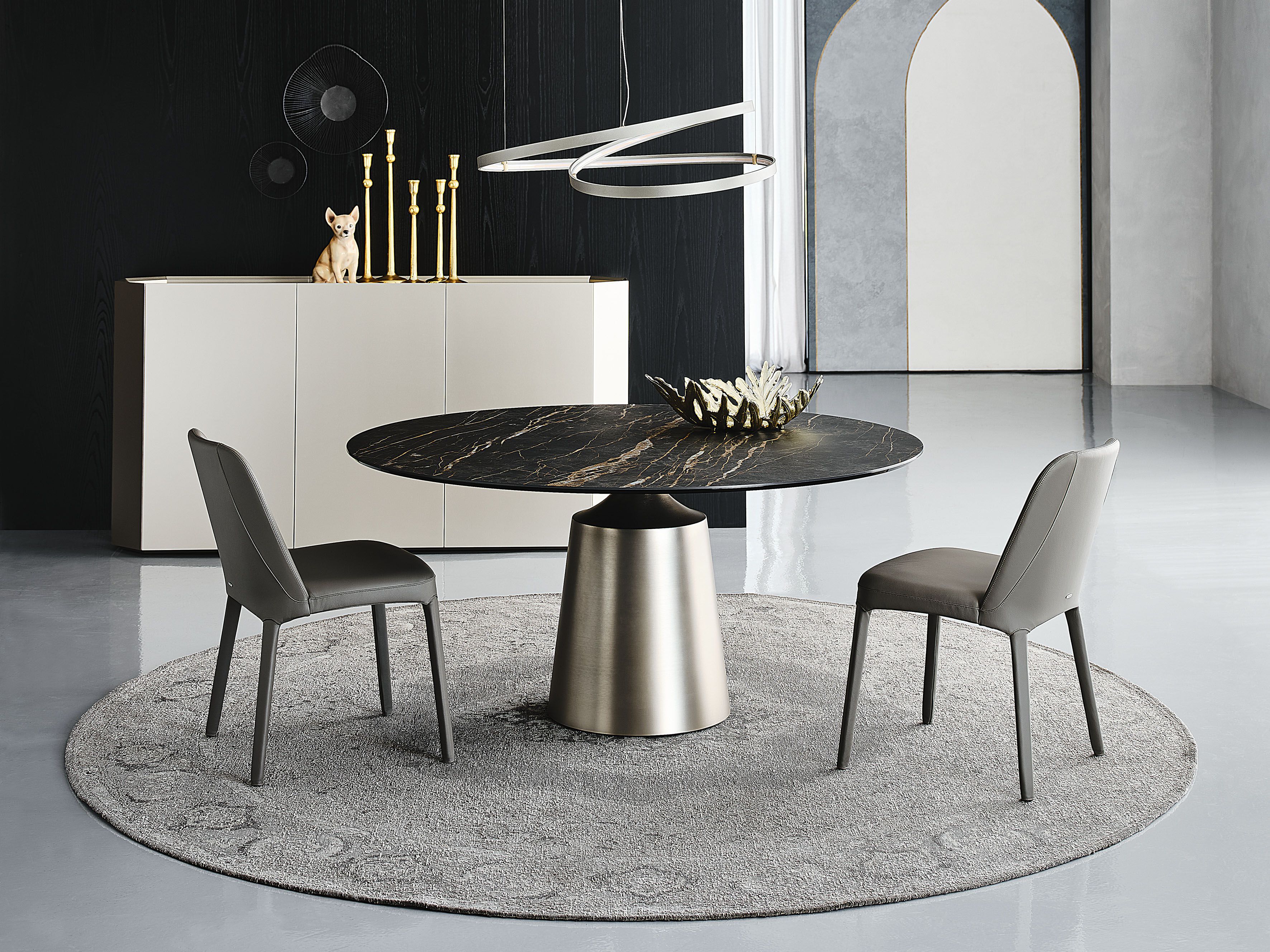 Круглый керамический стол Cattelan italia Yoda ARCH-00099271 - Вид №5