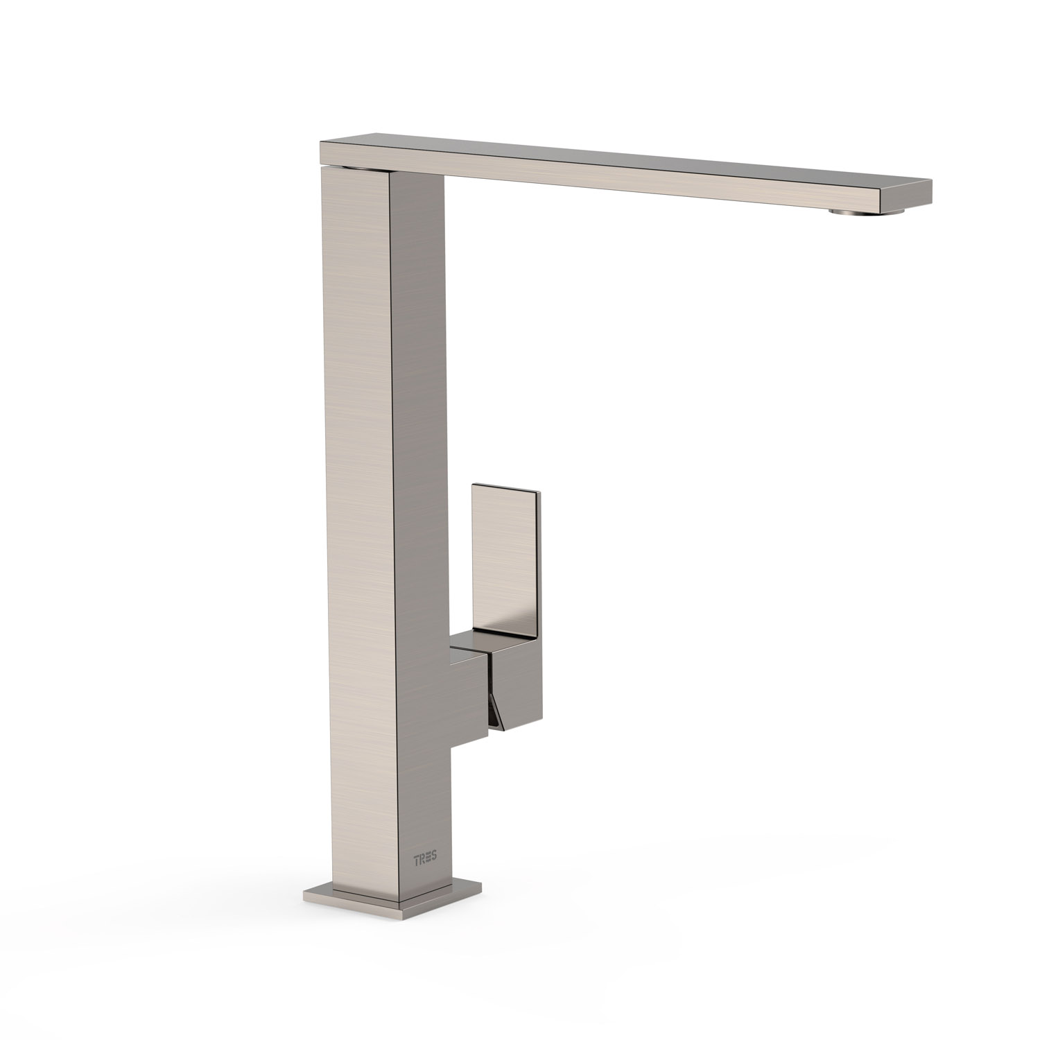 Смеситель для раковины CUADRO High с одной ручкой и боковым рычагом-00648501AC TRES 