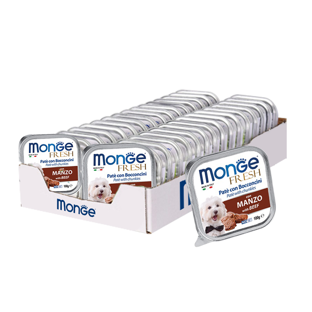 ПР0031211*32 Корм для собак Fresh говядина конс. 100г (упаковка - 32 шт) Monge 