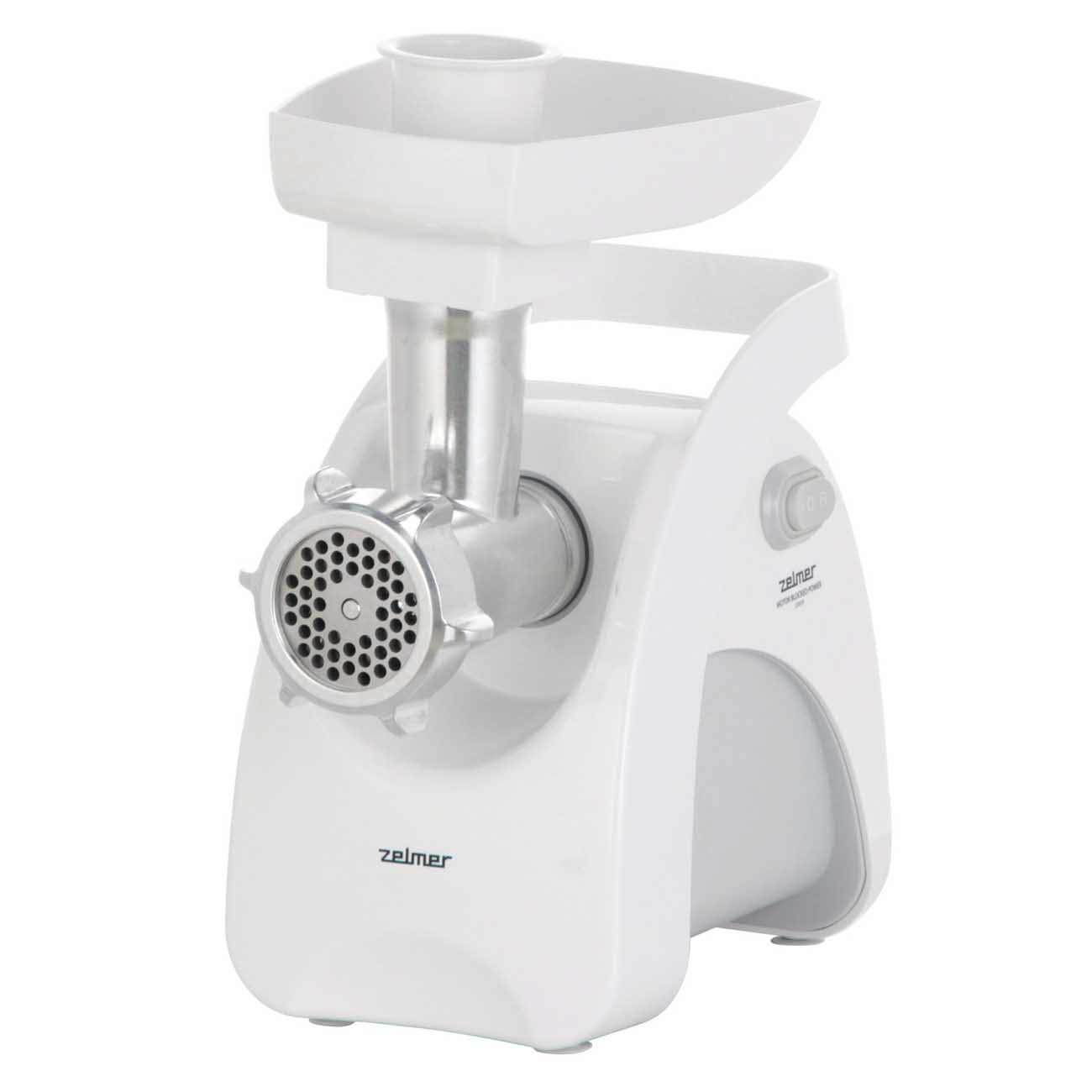 5358781 Мясорубка электрическая Zelmer ZMM9801B белый STDN-0074513 - Вид №1