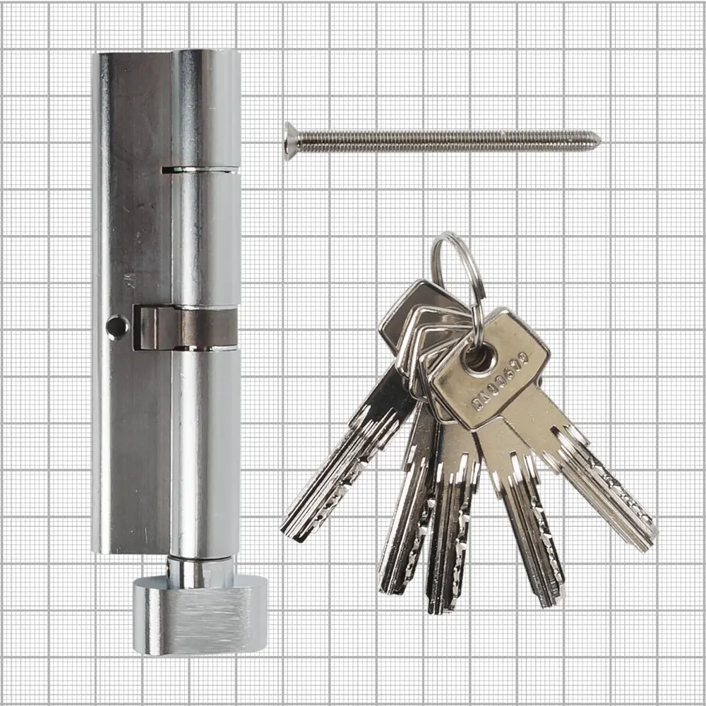 Цилиндр дверной ABUS KD6N с защитой от взлома, ключ-вертушка 82441720 STLM-0027388 - Вид №4