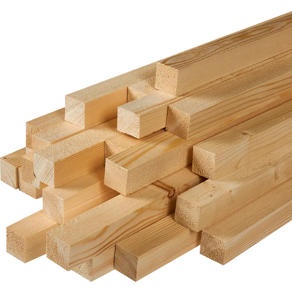 Брусок строганый 40x40x3000 мм цельный хвоя сорт Оптима ФГИС ЛК 81946324 STLM-2140472 Santreyd  - Вид №1