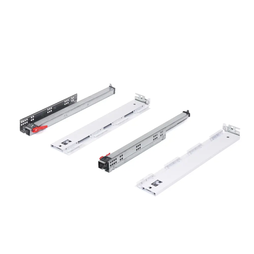 Комплект роликовых направляющих Flowbox h58 500 мм, сталь, цвет белый 85441346 STLM-2175354 Santreyd  - Вид №2
