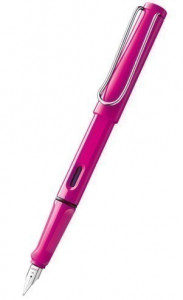 402438 Ручка перьевая "013 Safari" F, розовая Lamy
