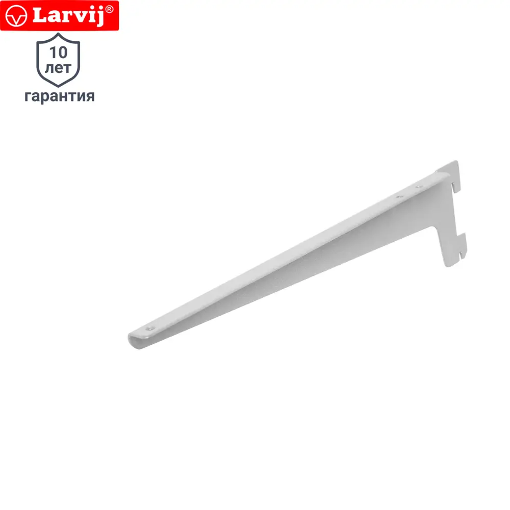 Кронштейн Г-образный Larvij 28 см цвет серебристый 11840865 STLM-2133845 