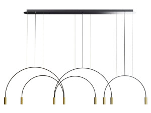 Алюминиевая светодиодная люстра