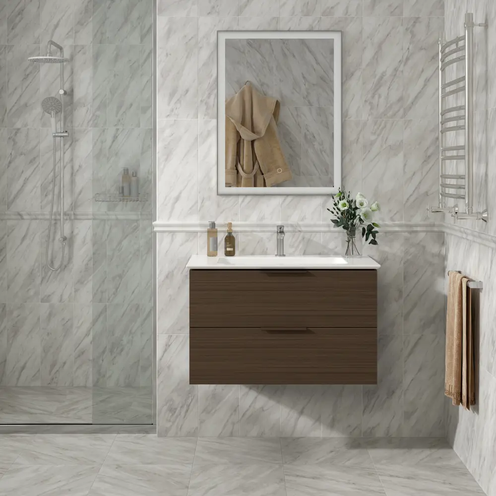 Глазурованный керамогранит Kerama Marazzi Кремона SG171800N 40.2x40.2 см 1.62 м² матовый цвет белый STLM-2153134 - Вид №3