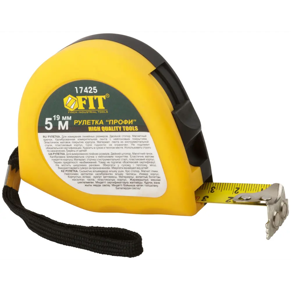 Рулетка Fit 17425 5 м x 19 мм STLM-2031081