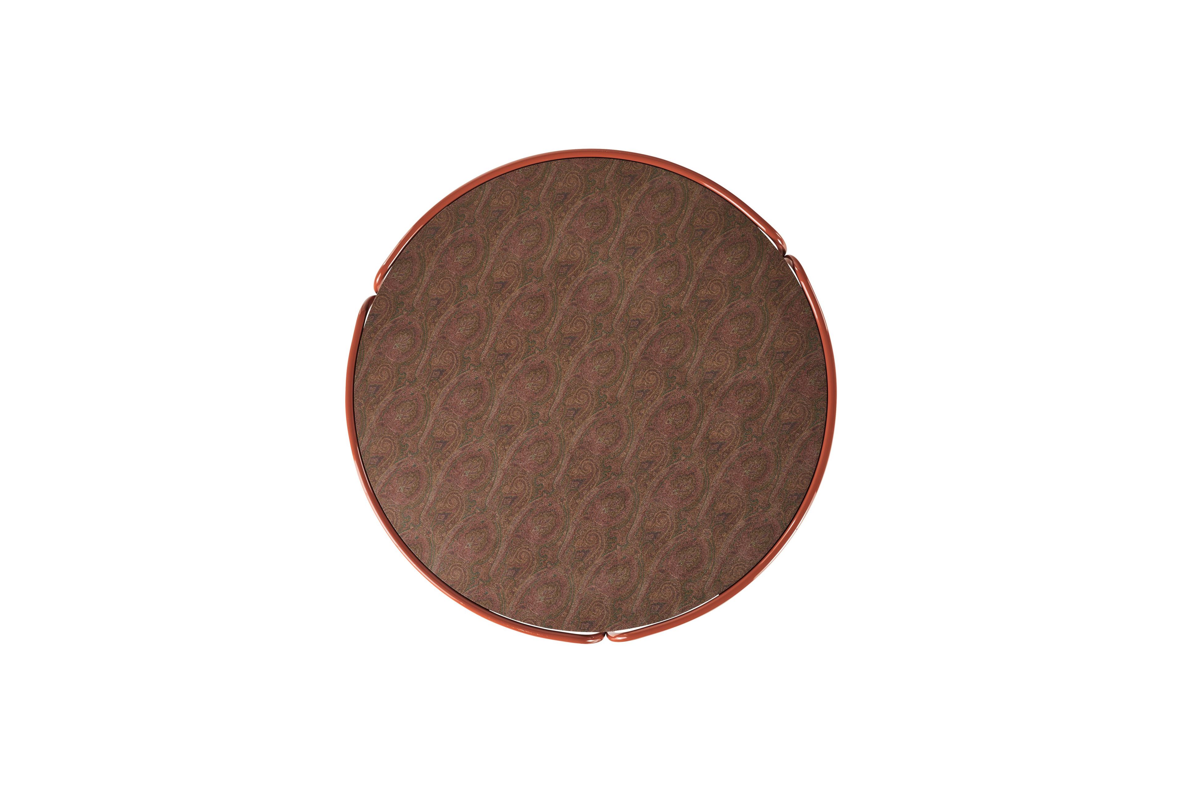 Низкий журнальный столик из ткани и металла ETRO Home Interiors Piping ARCH-00073317 - Вид №2