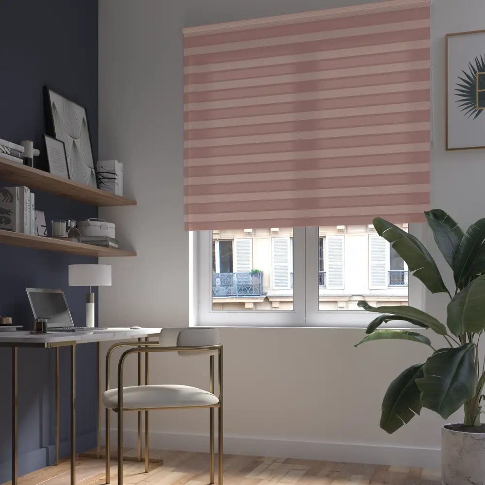 Штора рулонная день-ночь Inspire Peter 160x175 см сиреневая Santal 4 STLM-2058023 - Вид №10