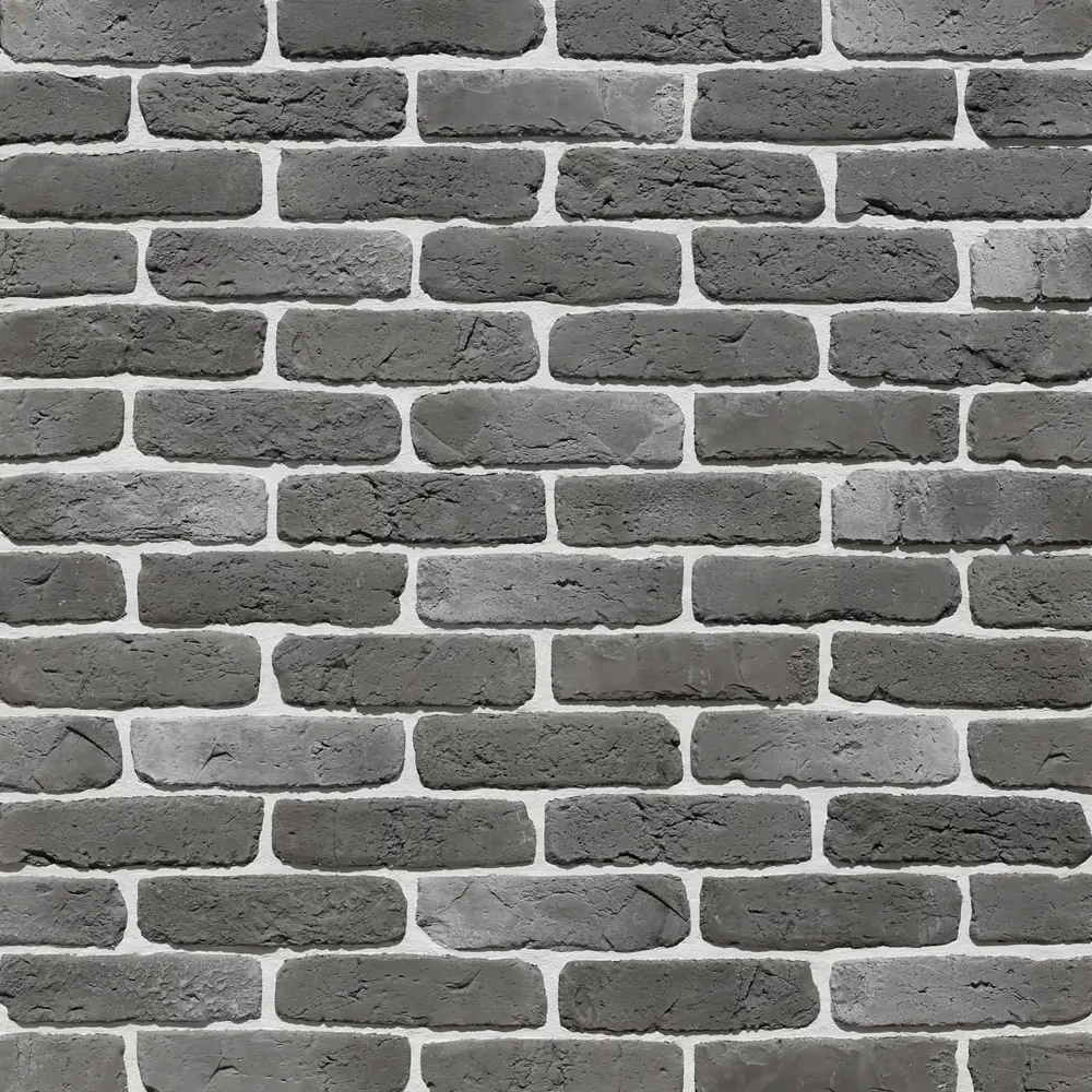 Камень искусственный Monte Alba Берген Брик серый 0.672 м² STLM-2191437